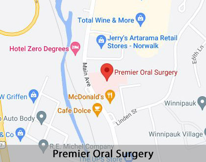Map image for Implant Supported Dentures in Norwalk, CT